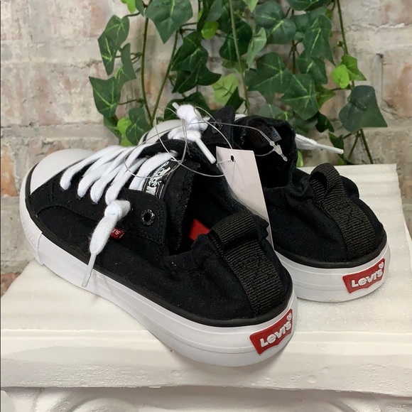 NIB Levi’s Womens Stan G Black Denim Sneaker - Picture 2 of 5